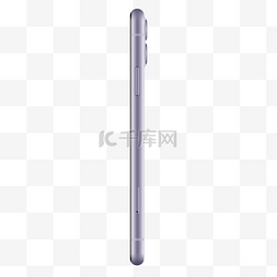 苹果仿真手机图片_苹果手机iPhone11侧面紫色