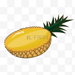 半个菠萝水果