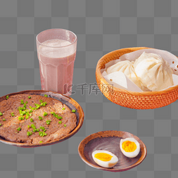 新中式单页图片_中式早餐