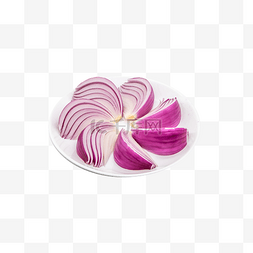 紫色洋葱摆盘