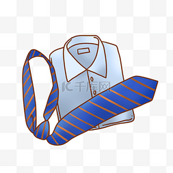 衬衫和领带图片_父亲节衬衫和领带PNG免抠素材