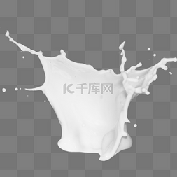 乳白色的罐图片_乳白色牛奶飞溅喷溅