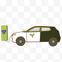 电动充电图片_低碳环保电动汽车