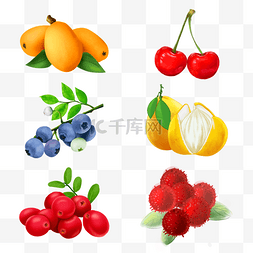 新鲜水果图标图片_水果图标合集