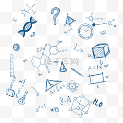 数学公式函图片_化学公式底纹背景