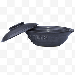 砂锅带鱼图片_黑色砂锅