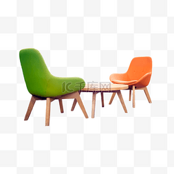 欧式彩色椅子