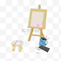 绘画工具颜料图片_绘画工具颜料画板
