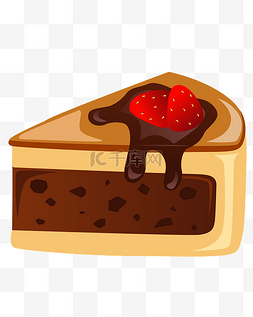 卡通蛋糕小素材图片_矢量小蛋糕甜点造型