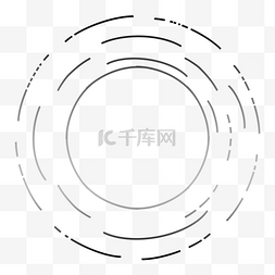 水墨晕染素材卡通水墨素材几何