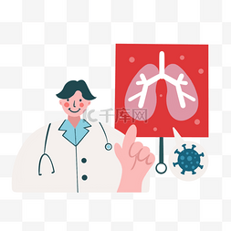 冠状病毒戴口罩图图片_卡通手绘宣传病毒性肺炎预防图