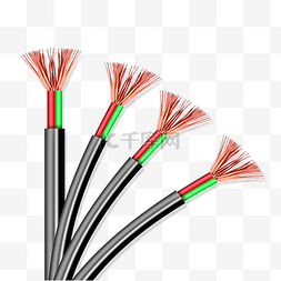 一棵分叉树图片_分叉的电缆电线