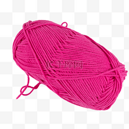 织毛衣红色毛线团