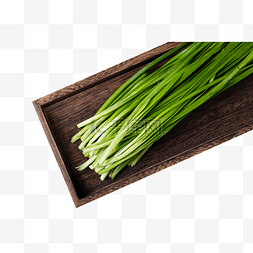 割韭菜图图片_蔬菜绿色韭菜