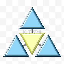 三角形ppt装饰插图