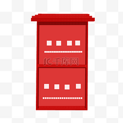 红色消防栓图片_红色立体消防栓