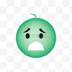 emoji简单脸部惊讶难过表情包