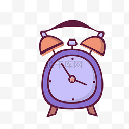 钟表紫色图片_紫色睡眠闹钟