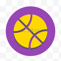 球篮球图标