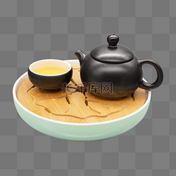 黑色陶瓷茶壶