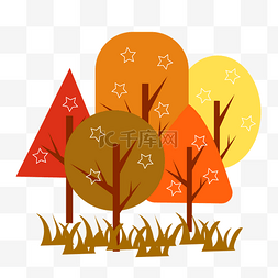 秋天大树树木