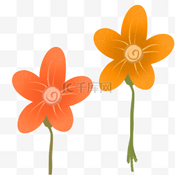 花朵春季植物插画