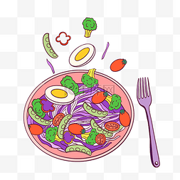 蓝沙图片_餐饮美食蔬菜沙拉