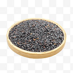 黑米紫薯图片_农作物黑米粮食