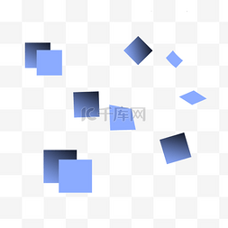 几何不规则底纹图片_几何方框渐变装饰漂浮元素