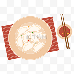 盘子水饺饺子图片_新年饺子