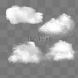 棉花云朵图片_天空白云云朵