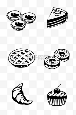 餐饮icon图片_美食图标黑色图标