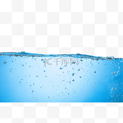 蓝色水球水珠图片_水中的水花水珠