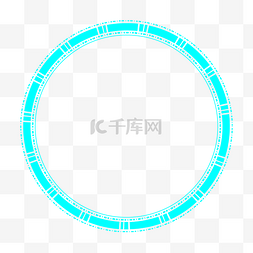 科技感齿轮图片_科技感圆形简约光圈