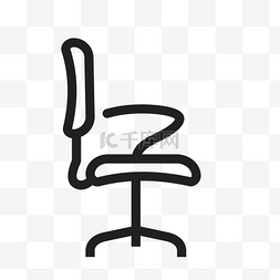椅子扁平化图片_扁平化转椅