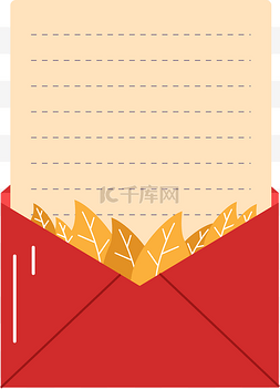 红色信封信纸图片_红色信封