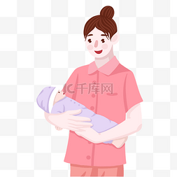 全球母婴节图片_抱婴儿母婴服务