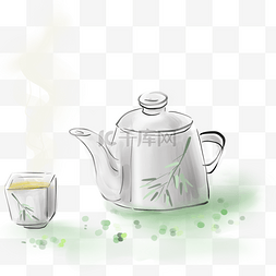酒水茶饮图标图片_中国风古风茶饮