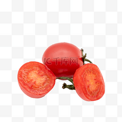 切开的圣女果图片_切开的圣女果小番茄水果蔬菜