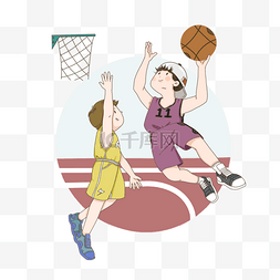 卡通篮球图图片_篮球男孩运动帅气