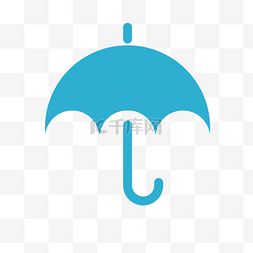 手机天气预报图片_卡通雨伞图标