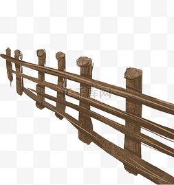 围栏图片_褐色栏杆栅栏围栏