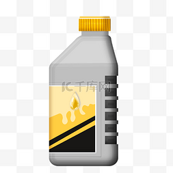 灰色机油瓶