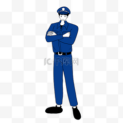 警官人物警察