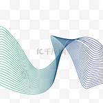 波浪先天科技蓝色渐变