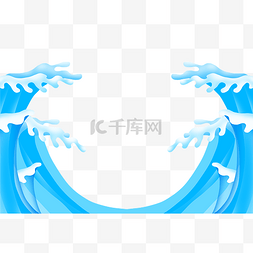 波浪汹涌图片_海浪蓝色海洋