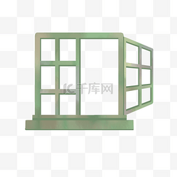 手绘窗户边框图片_木头窗户