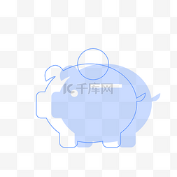 小猪存钱罐图片_卡通储钱小猪图标