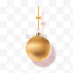 圣诞彩球装饰图片图片_金色彩球装饰