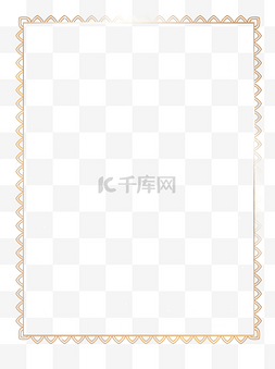 金色中国风纹理素材图片_金色简约海报边框金边